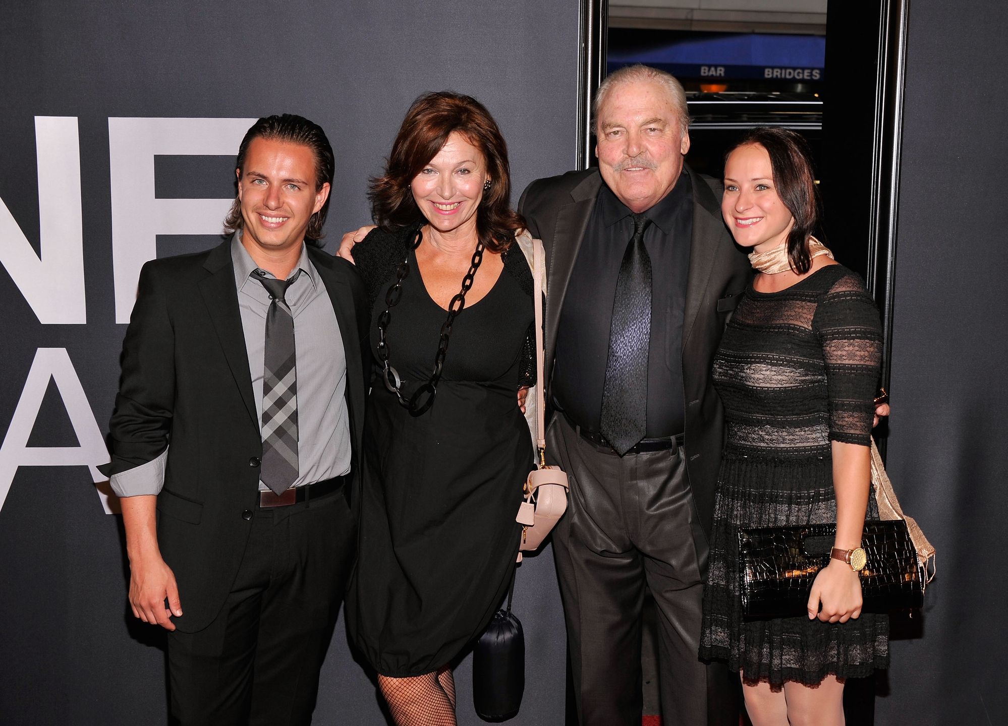 "The Bourne Legacy" New York PremiereNEW YORK, NY - JULY 30:  Actor Stacy Keach (2nd R), Malgosia Tomassi (2nd L) and family attend "The Bourne Legacy" New York Premiere at Ziegfeld Theater on July 30, 2012 in New York City.  (Photo by Stephen Lovekin/FilmMagic)Stephen LovekinCelebrities, Film