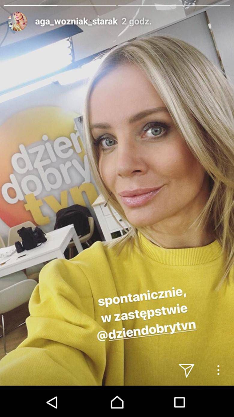 Agnieszka WOźniak-Starak zastąpiła Magdę Mołek w "Dzień Dobry TVN"
