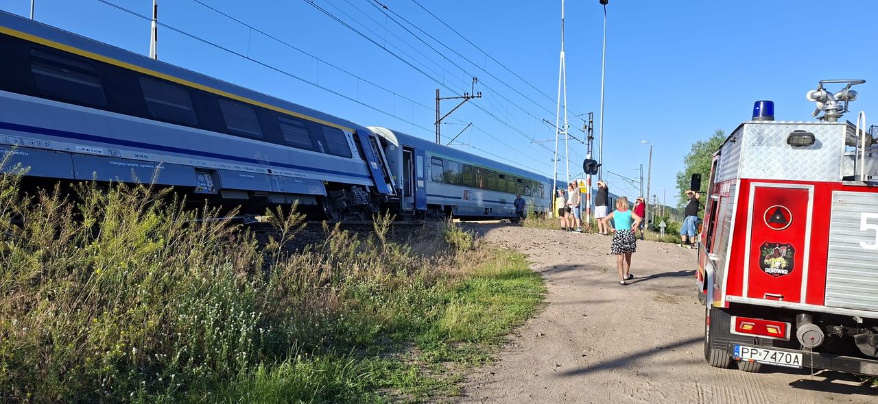 Zderzenie pociągów w Białośliwiu