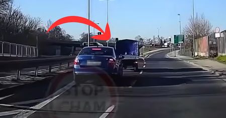 "Szeryf" w meleksie. Nagranie z Krakowa niesie się po sieci