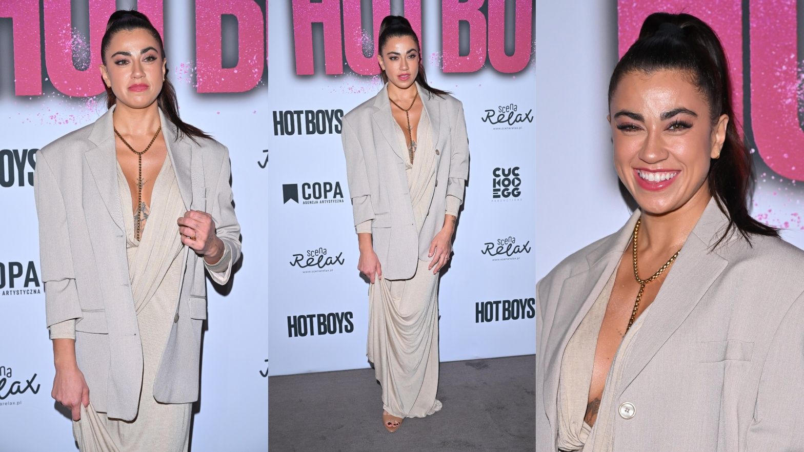 Maja Hyży na premierze "Hot Boys"