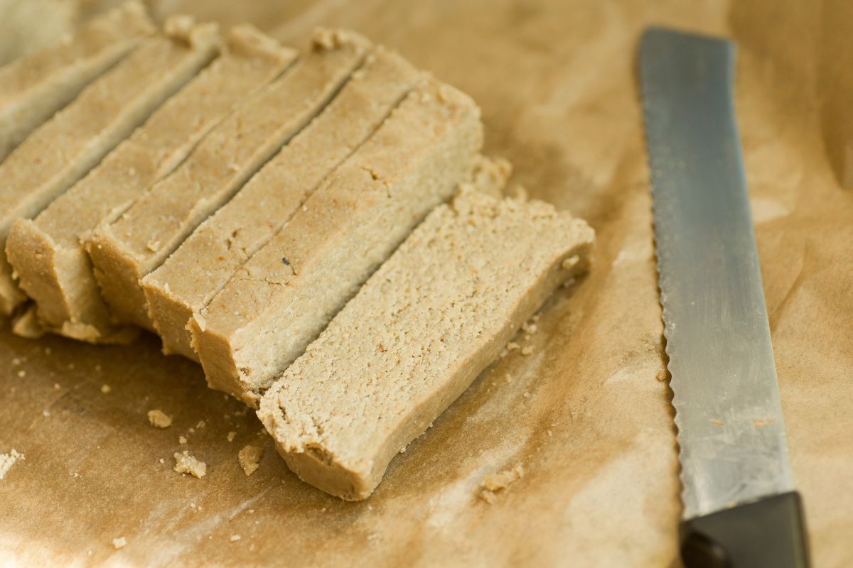 Homemade halva like from the PRL era.