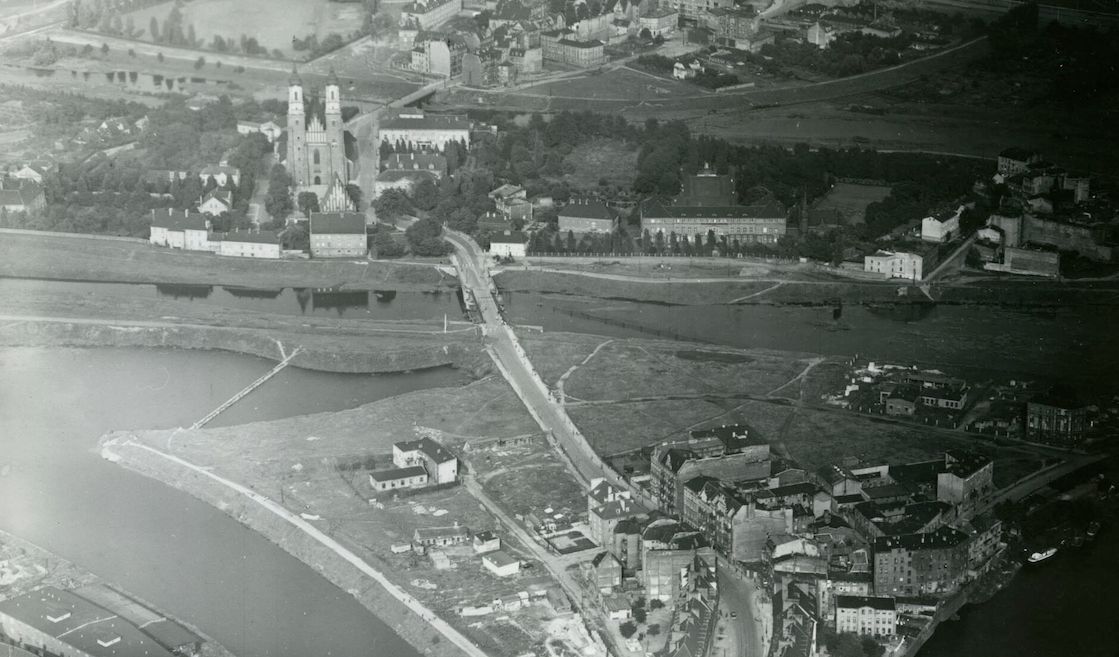 Jak w 1958 wyglądał Poznań z lotu ptaka?