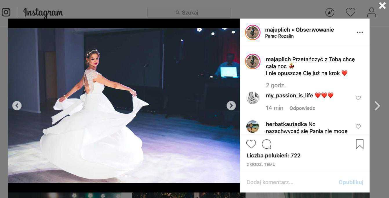 Maja Pilch pokazała zdjęcia z wesela