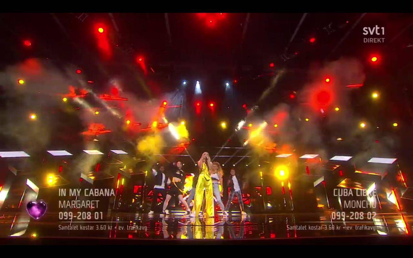 Margaret – In My Cabana – Eurowizja 2018, dogrywka Melodifestivalen 2018