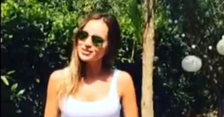 Marina Łuczenko też zrobiła splasha! W seksownej koszulce nominowała Wojciecha Szczęsnego