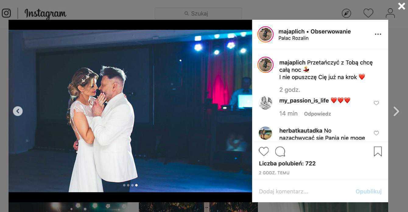 Maja Pilch pokazała zdjęcia z wesela