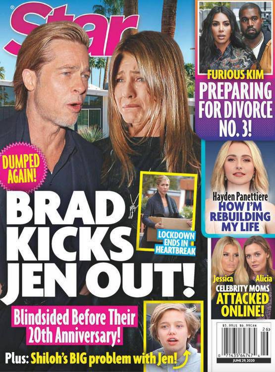 Brad Pitt wykopał Jennifer Aniston