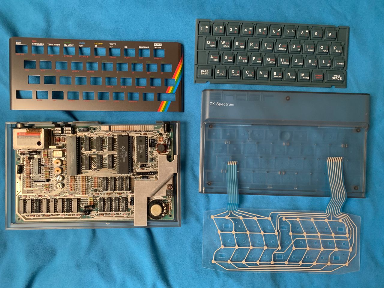 Pierwotna koncepcja umieszczenia ZX Spectrum w przeźroczystej obudowie.