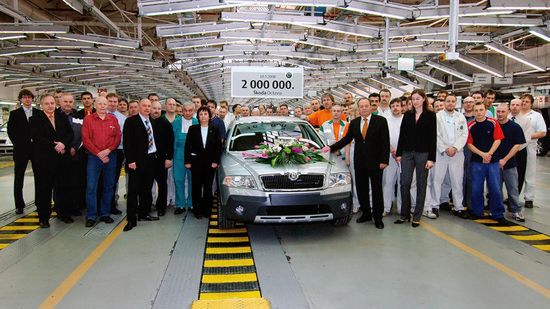 Dwumilionowa Škoda Octavia