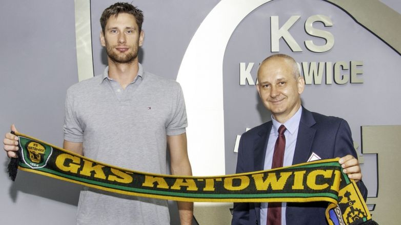 Materiały prasowe / GKS Katowice / Na zdjęciu: Bartosz Krzysiek, atakujący GKS-u Katowice