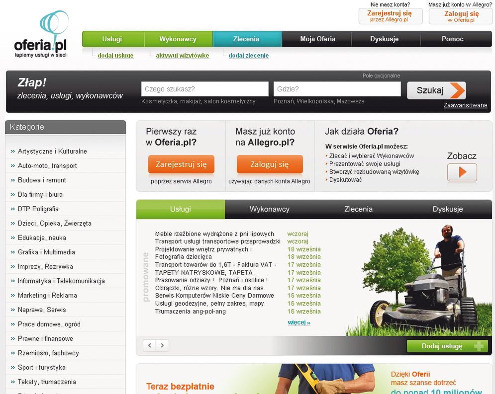 Zlecenia i usługi