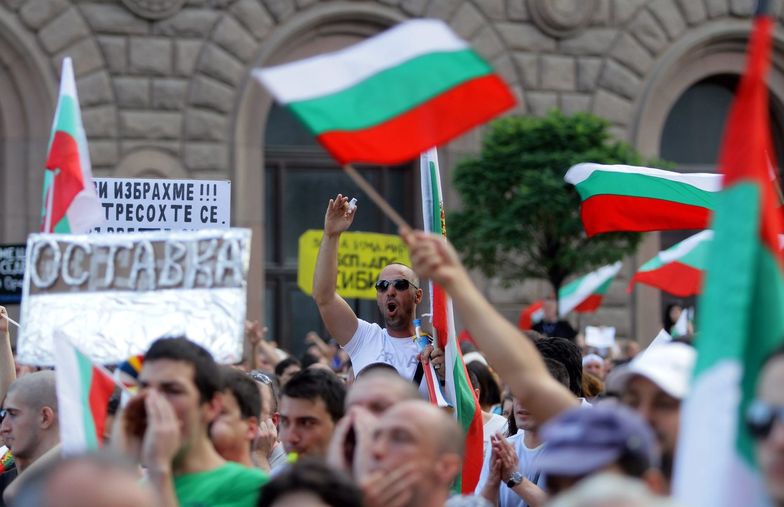 Antyrządowy protest sparaliżował centrum stolicy