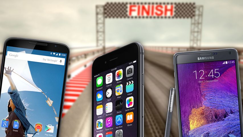 Nexus 6, iPhone 6 i Galaxy Note 4 - zaskakujące porównanie szybkości 1