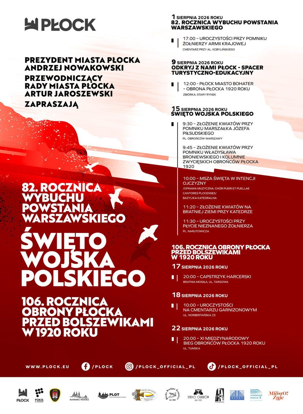 Wydarzenia patriotyczne w Płocku 