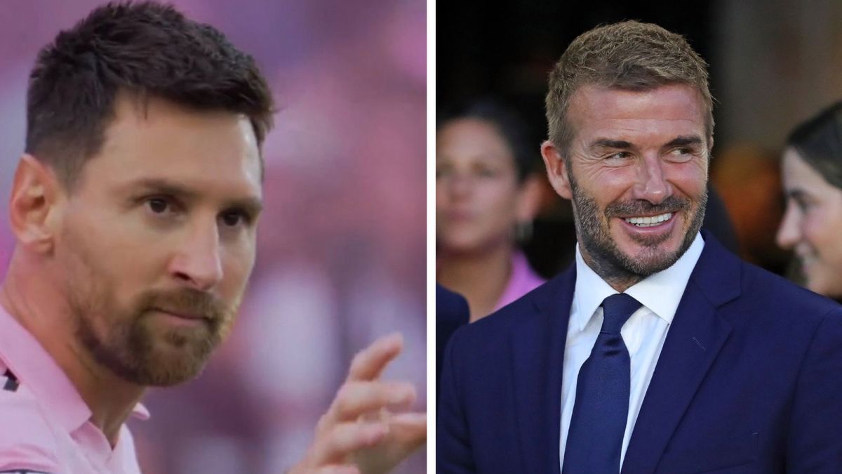 Lionel Messi i David Beckham