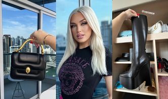 Caroline Derpienski chwali się, co będzie nosić w Dubaju: torba Chanel, sukienka Versace i nie tylko. "Dolarsowo"? (FOTO)