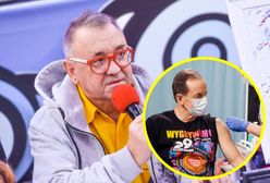 Grodzki zaszczepił się w koszulce WOŚP-u. Owsiak komentuje