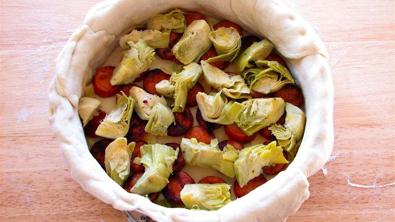 Gotowane karczochy z dodatkiem soli, odsączone