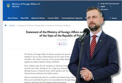 Jest reakcja Ukrainy na nowy Dzień Pamięci w Polsce