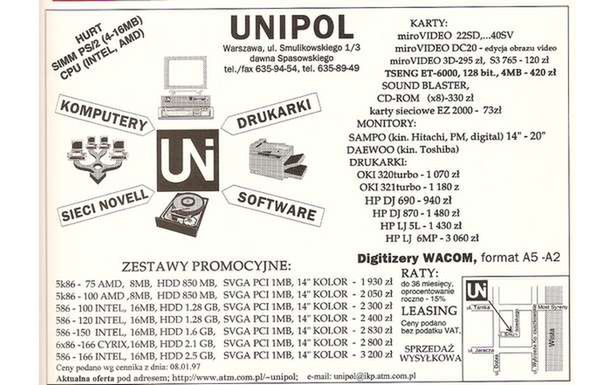 Ceny desktopów w 1997 roku