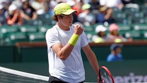 Błysk nastolatków w Indian Wells. Zastępca Majchrzaka sprawił niespodziankę