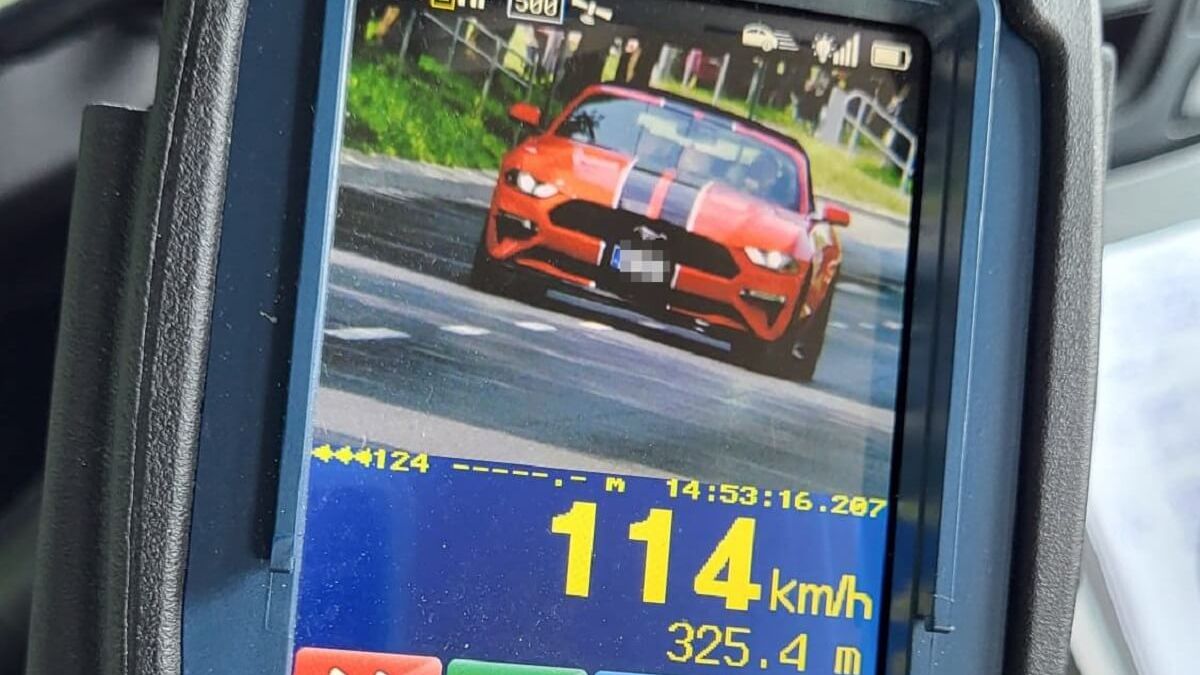 Kierowca Mustanga jechał z prędkością 114 km/h w terenie zabudowanym w Lublinie
