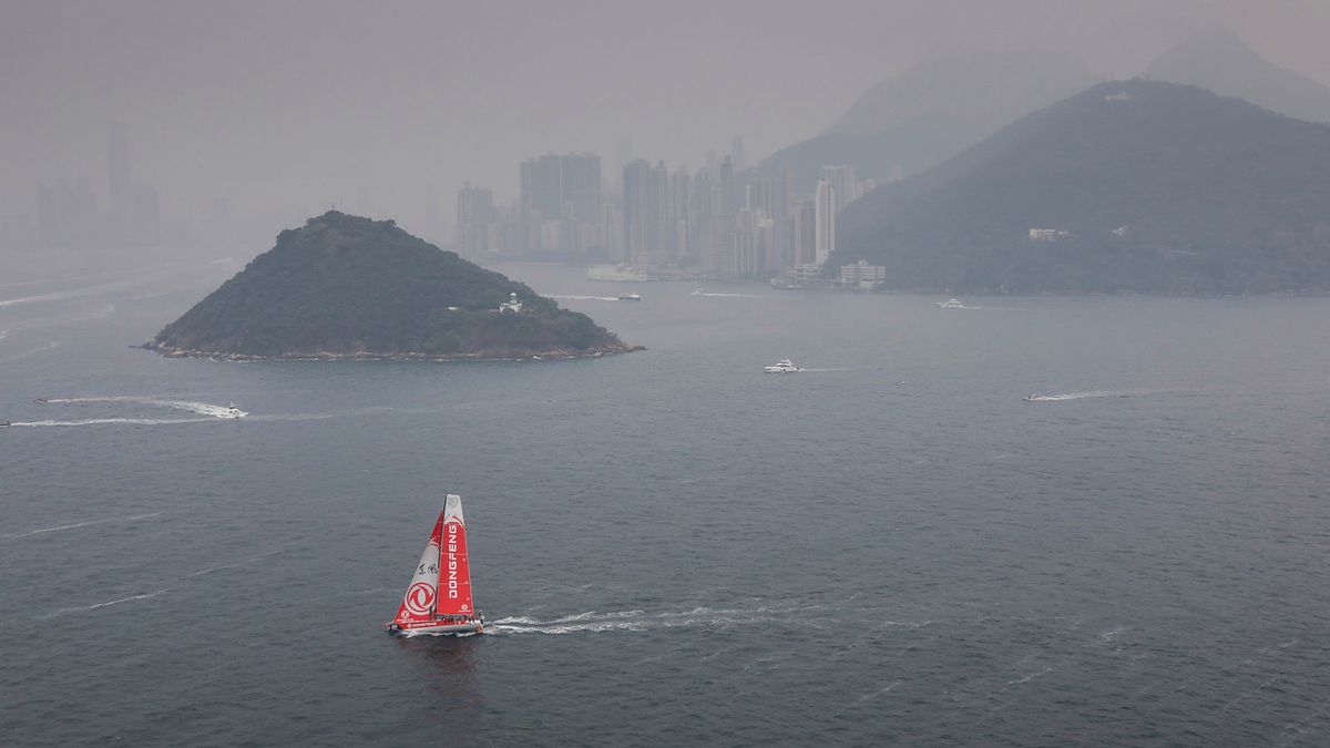 Materiały prasowe / Ainhoa Sanchez / Volvo Ocean Race / Na zdjęciu: Jacht załogi Dongfeng Race Team podczas regat Volvo Ocean Race