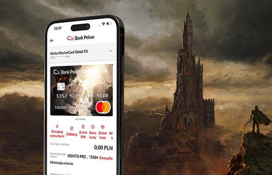 Konto dla gracza w Banku Pekao S.A. z kartą do konta z wizerunkiem gamingowym oraz 300 zł na start