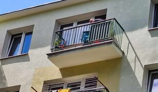 Zaklinowała się na leżaku plażowym. Do akcji wkroczyli strażacy