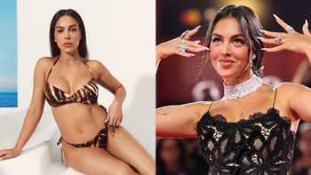 Georgina Rodriguez została twarzą, a właściwie ciałem kampanii kostiumów kąpielowych. Ambasadorka na medal? (ZDJĘCIA)