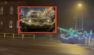 Świąteczny kamuflaż. Niecodzienny widok na ulicach Zabrza