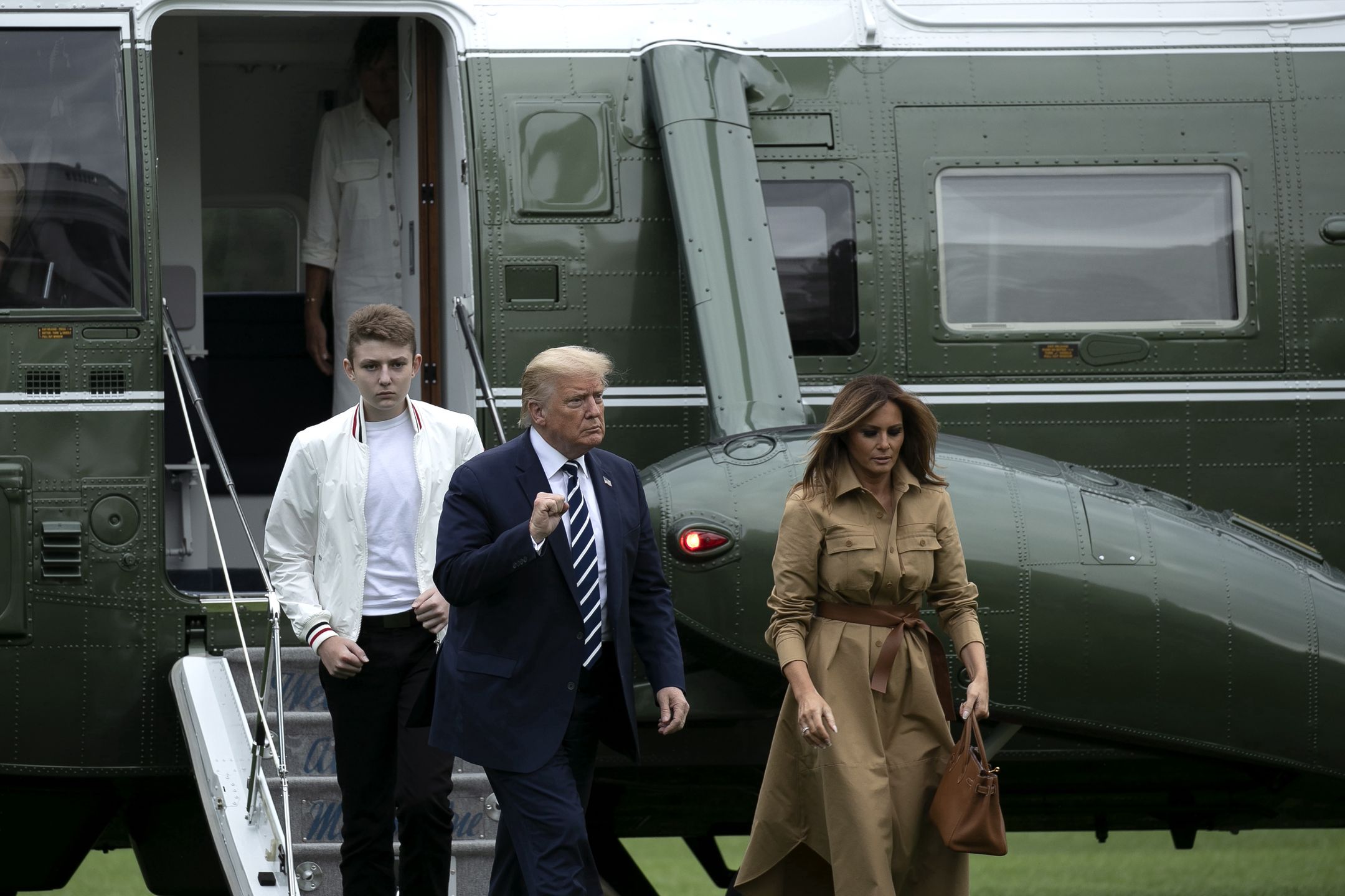 Barron Trump przerósł Donalda i Melanię