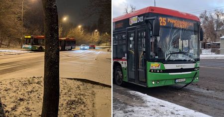 Zima kontra komunikacja miejska w Lublinie. Wynik 3:0 dla śniegu [ZDJĘCIA]