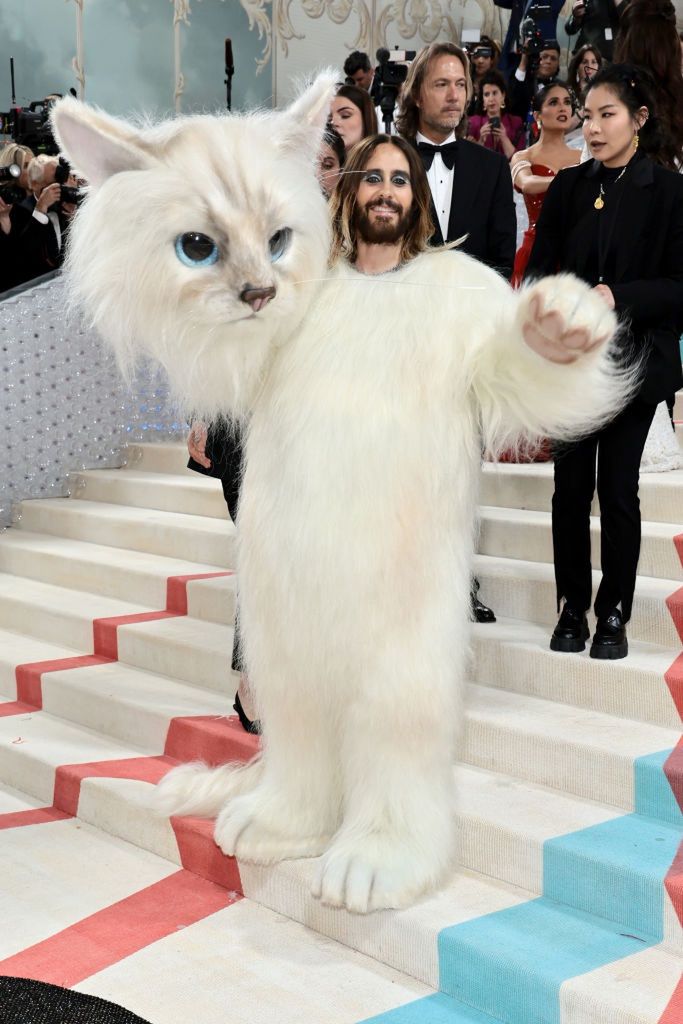 Jared Leto as Lagerfeld's cat