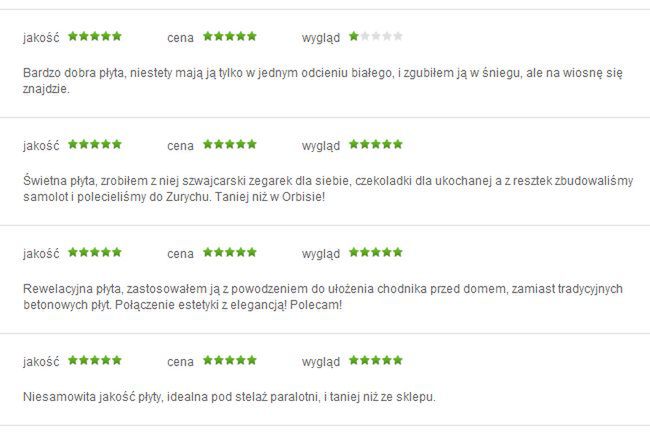 Sekretne życie paneli podłogowych, czyli magia komentarzy w markecie budowlanym 12