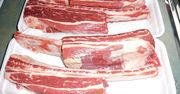 Surowe żeberka cielęce (mięso i tłuszcz)