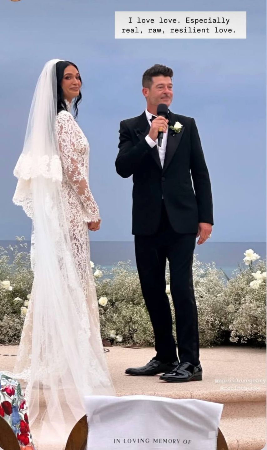 Robin Thicke i April Love Geary wzięli ślub