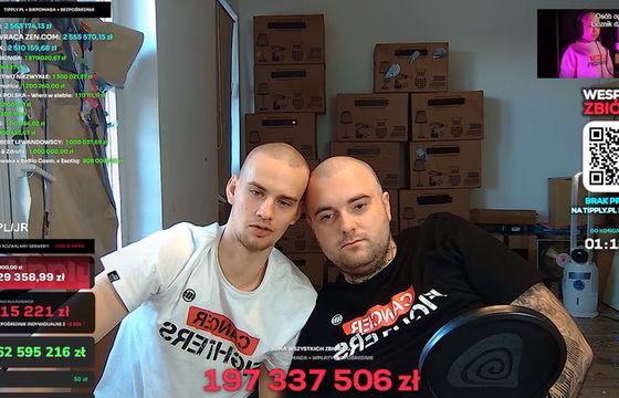 Fundacja Cancer Fighters uruchamia serwis monitorujący historyczną zbiórkę Łatwoganga i Bedoesa