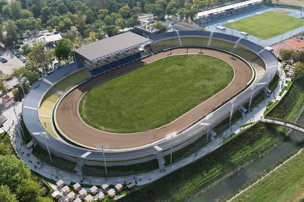 Tak mógłby wyglądać stadion żużlowy przy Al. Zygmuntowskich po przebudowie