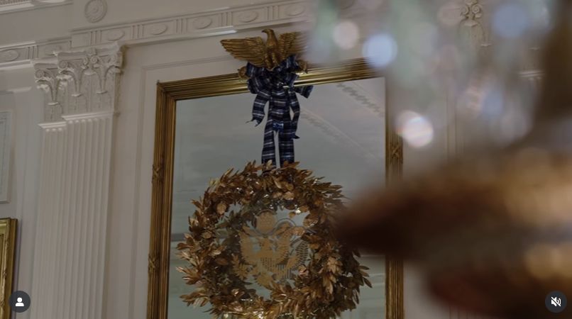 Melania Trump prezentuje świąteczne dekoracje