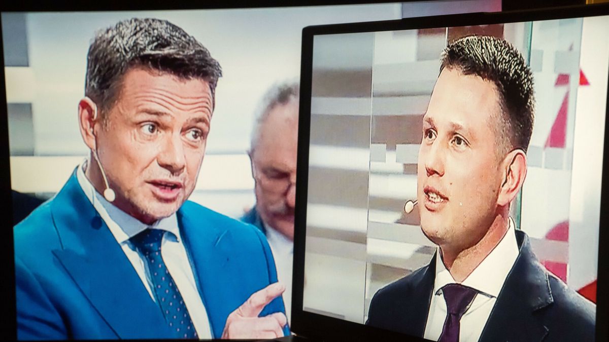 Debata prezydencka w Super Expressie. Na zdj. Rafał Trzaskowski 