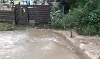 Ulice zamieniły się w rzeki. Gwałtowne ulewy w Nowym Mieście Lubawskim
