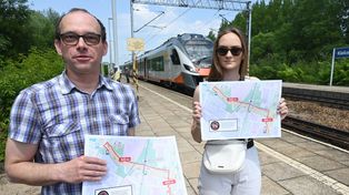 Budowa drogi ekspresowej S74 przez Kielce bez przystanku przy stacji kolejowej Piaski. Pasażerowie skazani na 500-metrowy spacer