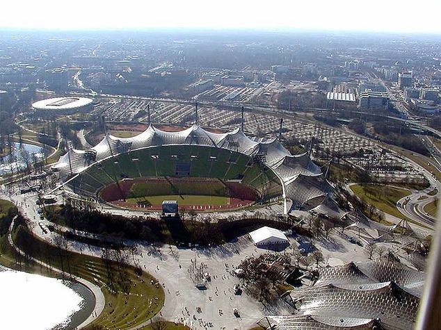 Stadion olimpijski w Monachium. Źródło: Wikipedia