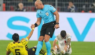Szymon Marciniak nie trafił na show. Starcie BVB z Milanem zapowiadało się lepiej