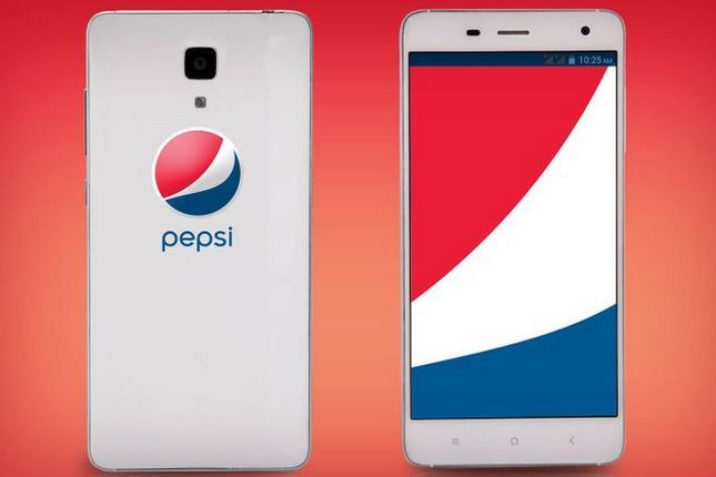 Wizualizacja Pepsi Phone'a, różna od docelowego modelu