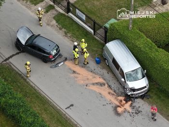 Konstancin-Jeziorna: Pijany Ukrainiec spowodował kolizję. Pasażerka nielegalnie przebywa w Polsce. Oboje zatrzymani
