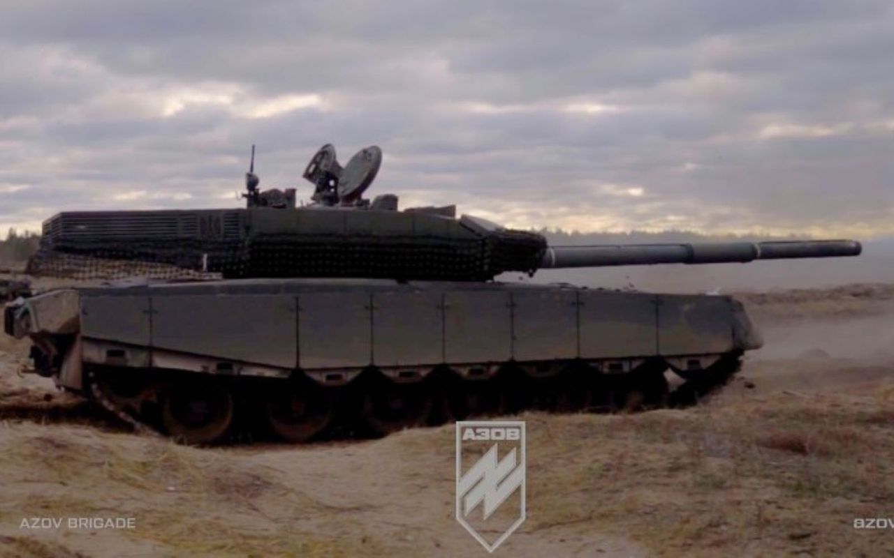 Ukraine unveils 'Frankenstein' tank rebuilt from Russian wrecks