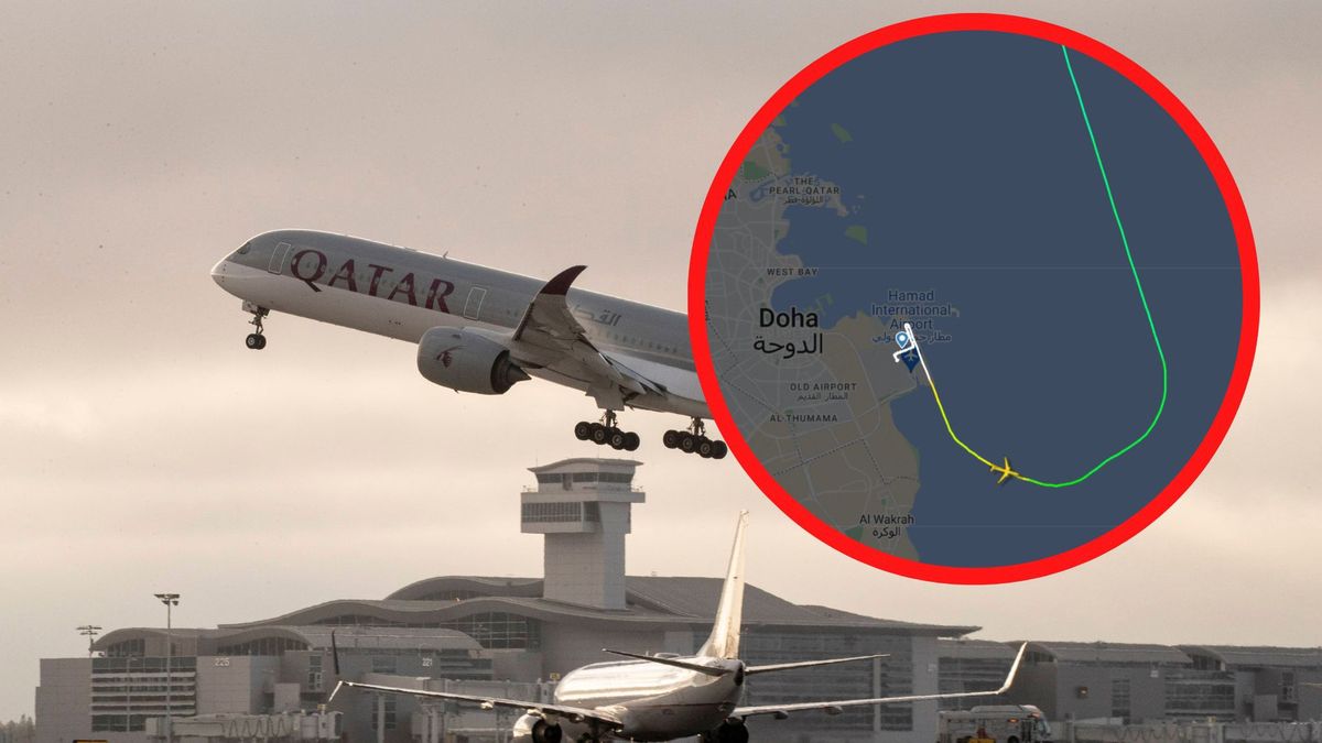 Strach w samolocie Qatar Airways, gdy ten zaczął gwałtownie spadać